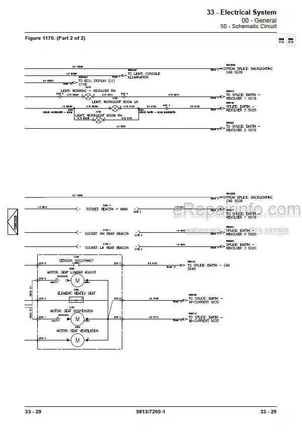 Photo 6 - JCB JS115 JS130 JS145 JS160 JS180 JS190 Service Manual Excavator 9813-7200