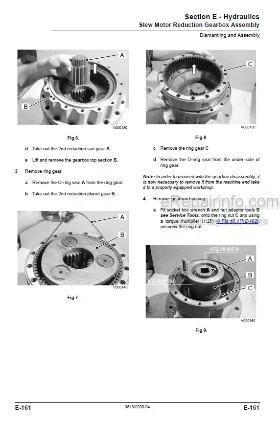 Photo 7 - JCB JS120 JS120 Upgrade Service And Operators Manual Excavator 9813-1300