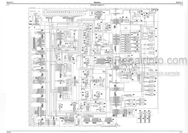 Photo 6 - JCB JS130W JS145W JS160W JS175W Service Manual Wheel Excavator 9803-6310