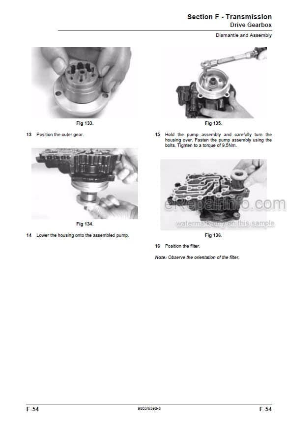 Photo 8 - JCB JS130W JS145W JS160W JS175W Service Manual Wheel Excavator 9803-6310