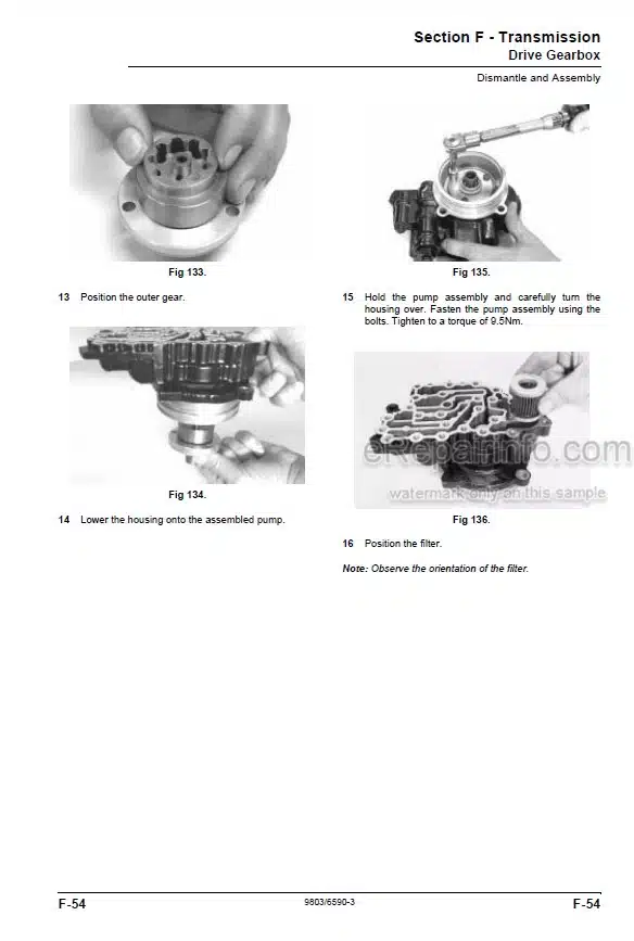 Photo 9 - JCB JS130W JS145W JS160W JS175W Service Manual Wheel Excavator 9803-6590