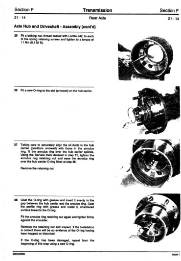 Photo 7 - JCB JS145W JS160W JS175W Service Manual Wheel Excavator 9813-2650