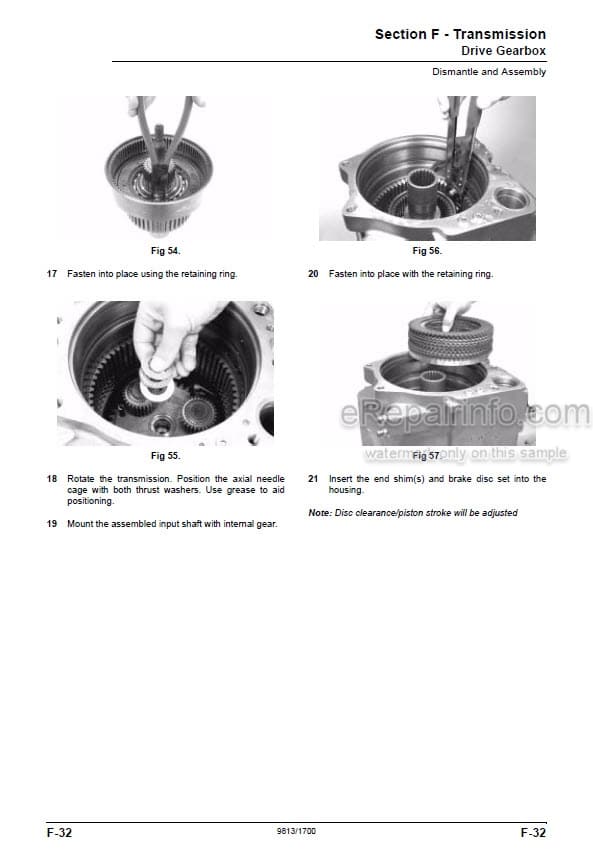 Photo 7 - JCB JS145W JS160W Service Manual Wheel Excavator 9813-1700
