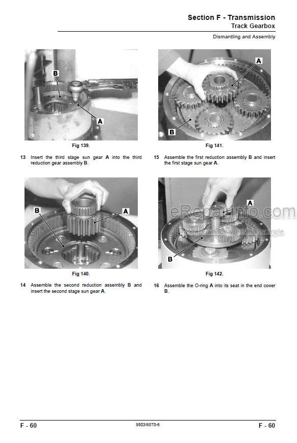 Photo 1 - JCB JS160 JS180 JS190 Tier III Auto Service Manual Excavator 9803-6570
