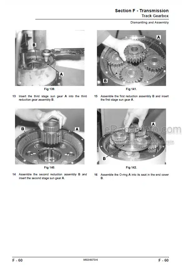 Photo 1 - JCB JS160 JS180 JS190 Tier III Auto Service Manual Excavator 9803-6570