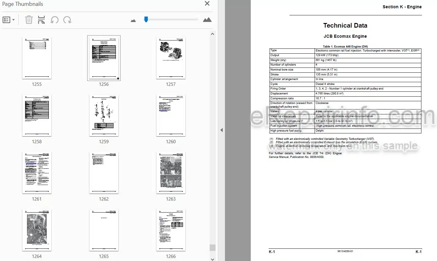 Photo 3 - JCB JS200W Tier 2 Tier 4I Service And Operators Manual Wheel Excavator 9813-4050