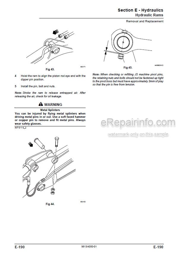 Photo 6 - JCB JS200W Tier 2 Tier 4I Service And Operators Manual Wheel Excavator 9813-4050