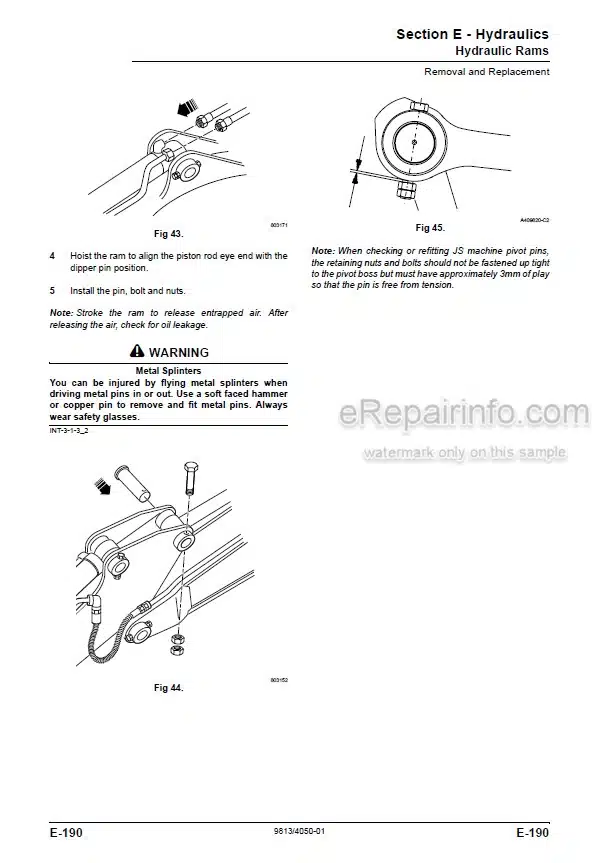 Photo 6 - JCB JS200W Tier 2 Tier 4I Service And Operators Manual Wheel Excavator 9813-4050