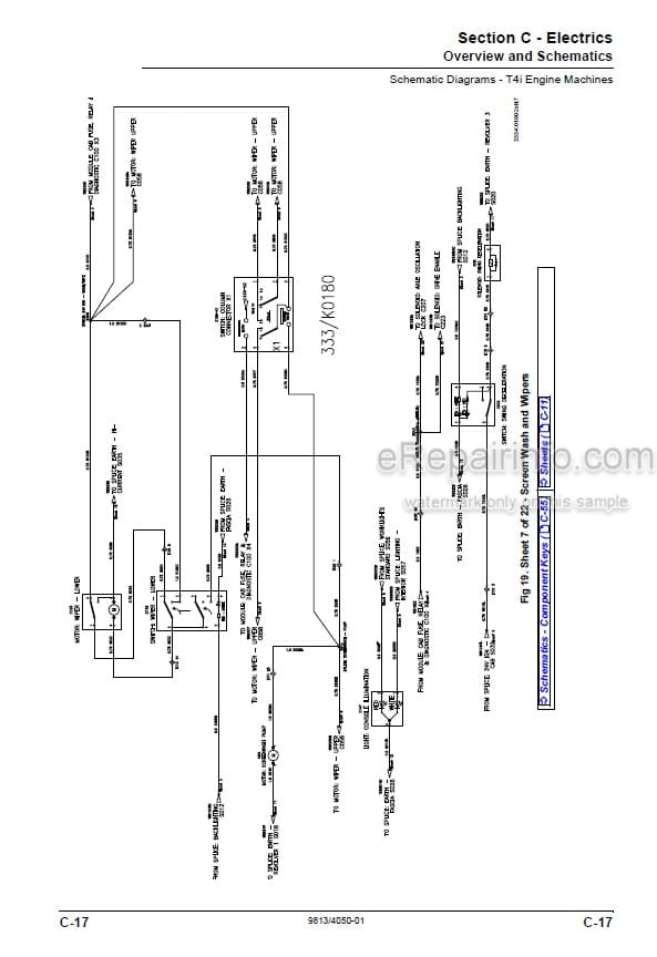 Photo 5 - JCB JS200W Tier 2 Tier 4I Service And Operators Manual Wheel Excavator 9813-4050