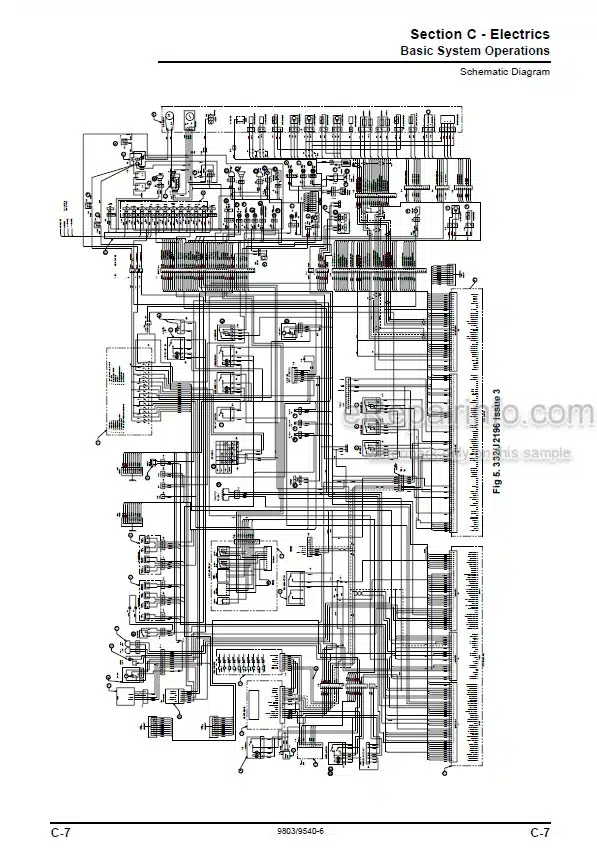 Photo 5 - JCB JS200W Tier III Service Manual Wheel Excavator 9803-9540