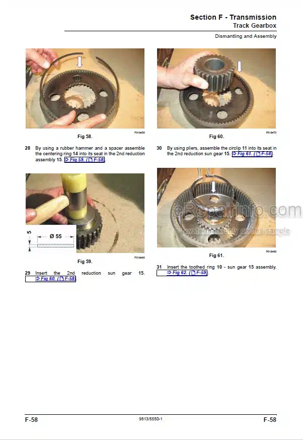 Photo 2 - JCB JS200 JS210 JS220 JS230 JS370 Service And Operators Manual Excavator 9813-5550