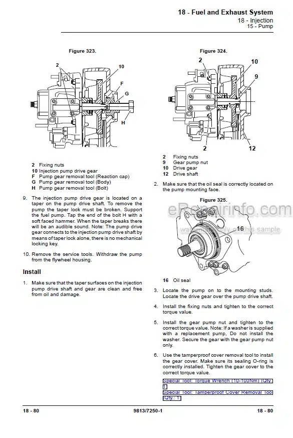 Photo 3 - JCB JS200 JS210 JS220 JS235 Service Manual Excavator 9813-7250