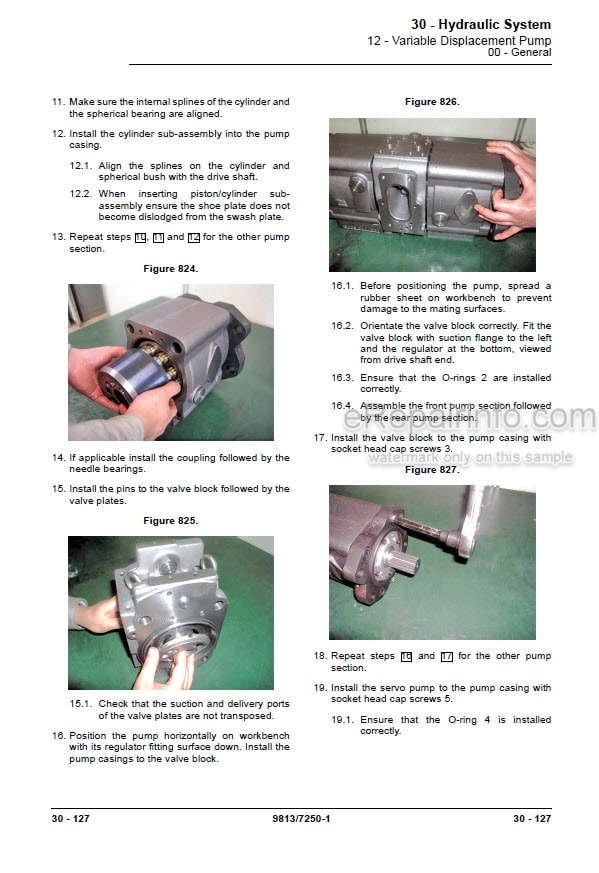 Photo 7 - JCB JS200 JS210 JS220 JS235 Service Manual Excavator 9813-7300