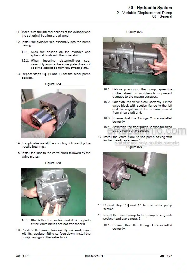 Photo 11 - JCB JS200 JS210 JS220 JS235 Service Manual Excavator 9813-7250