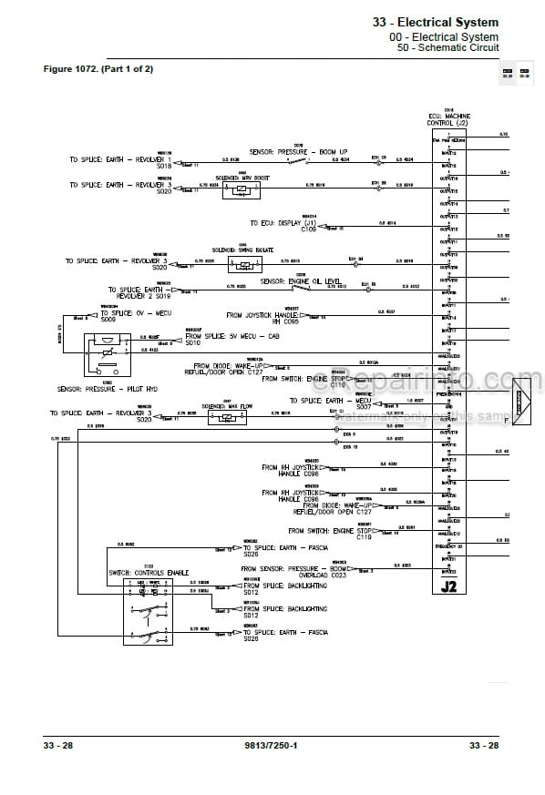 Photo 6 - JCB JS200 JS210 JS220 JS235 Service Manual Excavator 9813-7250