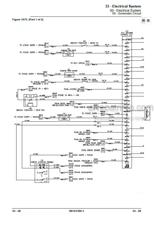 Photo 6 - JCB JS200 JS210 JS220 JS235 Service Manual Excavator 9813-7250