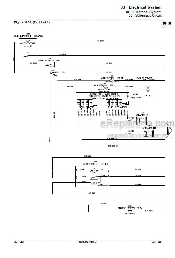 Photo 5 - JCB JS200 JS210 JS220 JS235 Service Manual Excavator 9813-7300