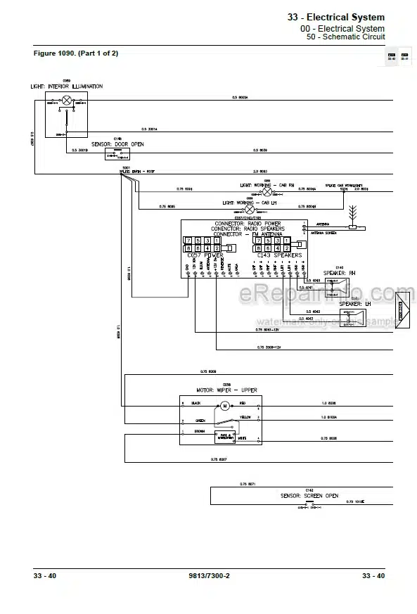 Photo 5 - JCB JS200 JS210 JS220 JS235 Service Manual Excavator 9813-7300