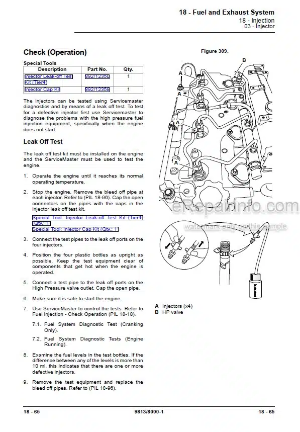 Photo 3 - JCB JS210 JS230 Service Manual Excavator 9813-8000