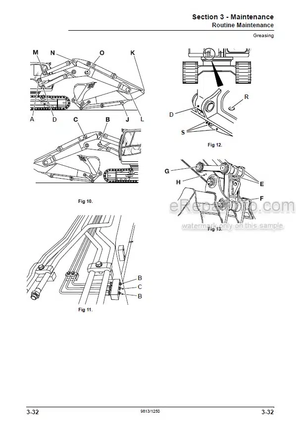 Photo 3 - JCB JS240 JS260 JS330 JS360 Tier 4 Service Manual Excavator 9813-1250