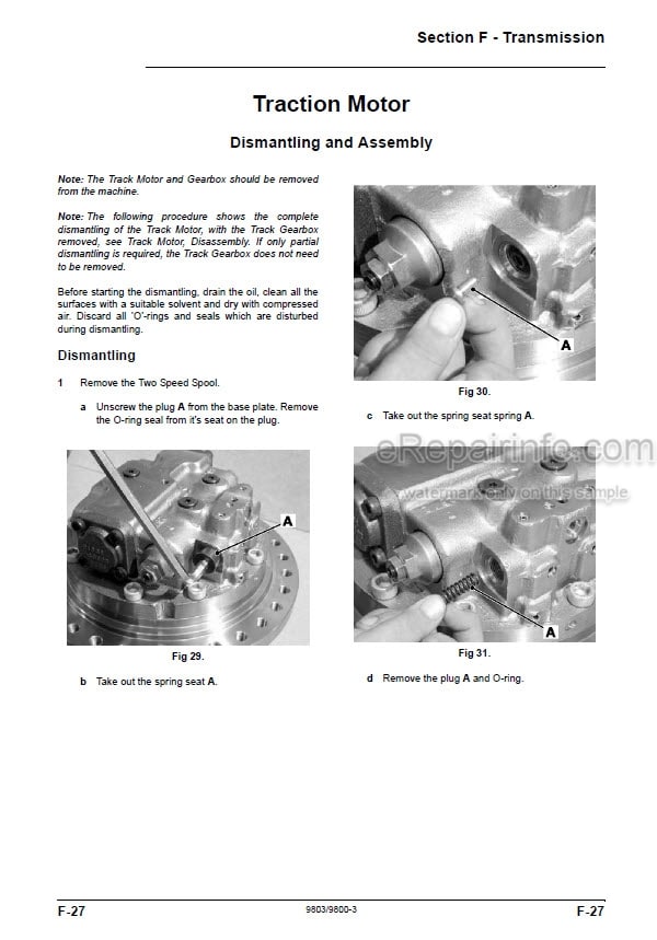 Photo 7 - JCB JS300 JS330 JS370 Service Manual Excavator 9813-7500