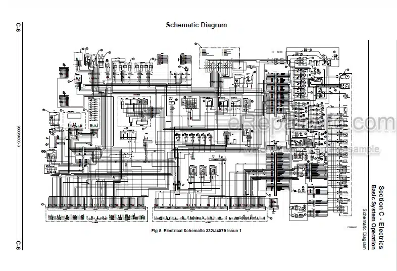 Photo 5 - JCB JS290 Tier III Auto Service Manual Excavator 9803-9800