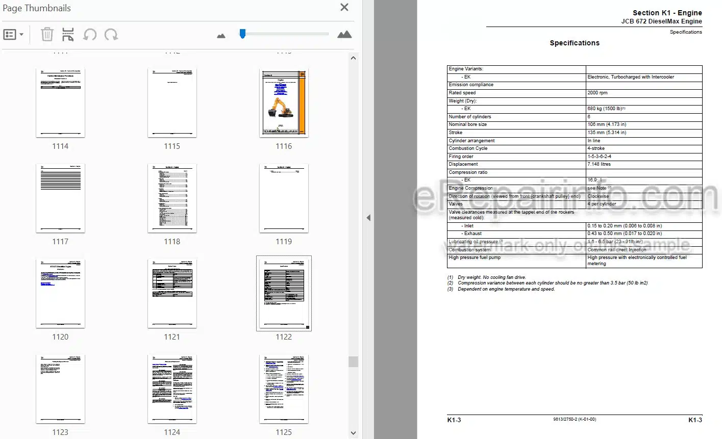 Photo 4 - JCB JS300 JS330 JS360 JS370 Service And Operators Manual Excavator 9813-2750