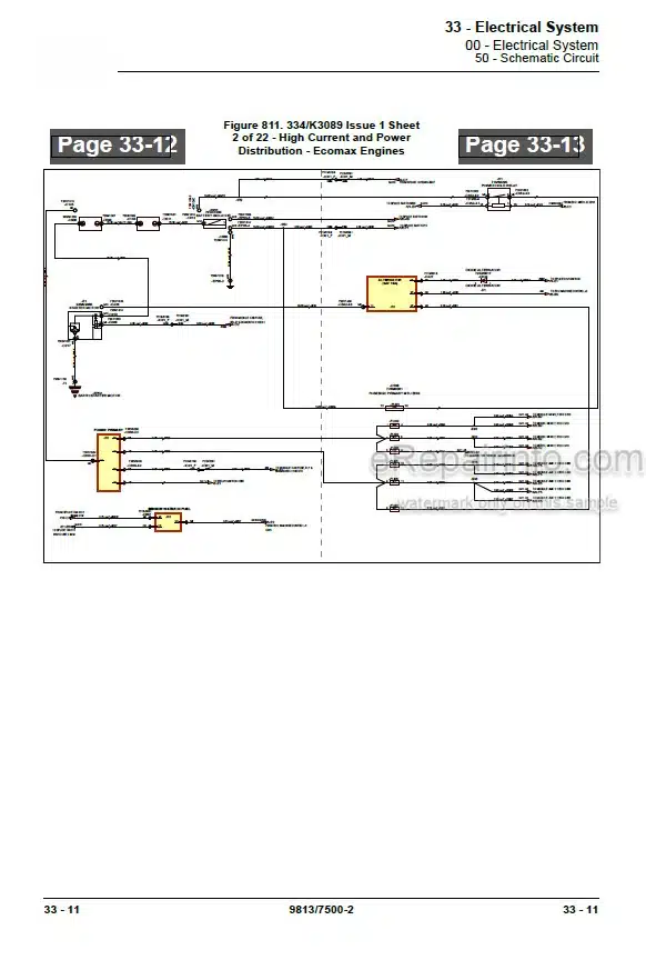 Photo 6 - JCB JS300 JS330 JS370 Service Manual Excavator 9813-7500