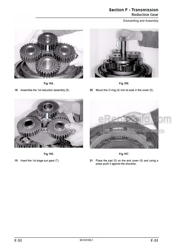Photo 6 - JCB JS300 JS330 JS370 Tier 4 Service And Operators Manual Excavator 9813-5100