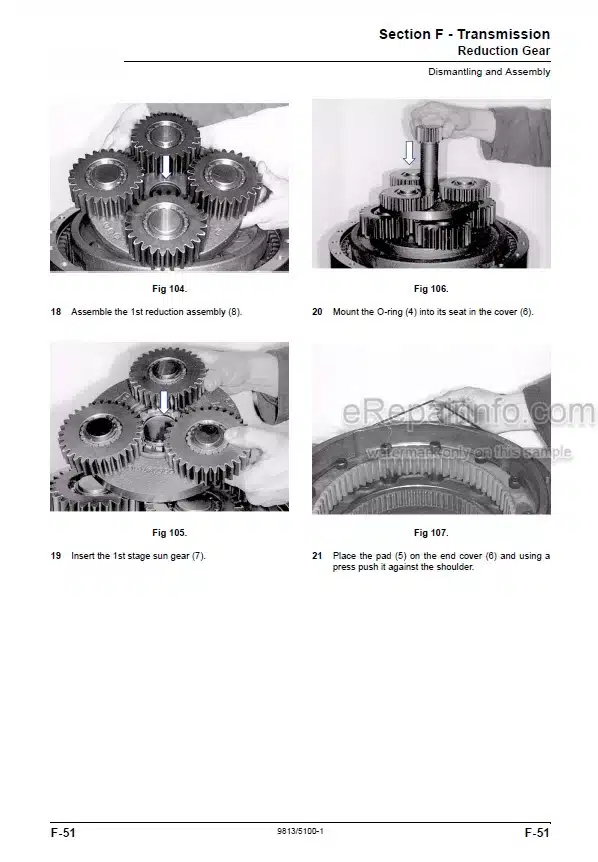 Photo 8 - JCB JS300 JS330 JS370 Tier 4 Service And Operators Manual Excavator 9813-5100