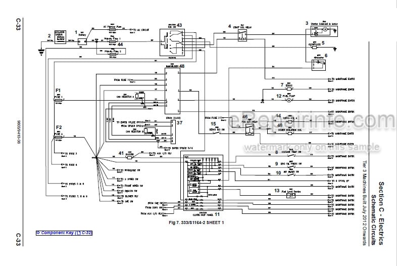 Photo 6 - JCB JS30 8025ZTS 8026CTS 8029CTS 8030ZTS 8035ZTS Service Manual Compact Excavator 9803-9410