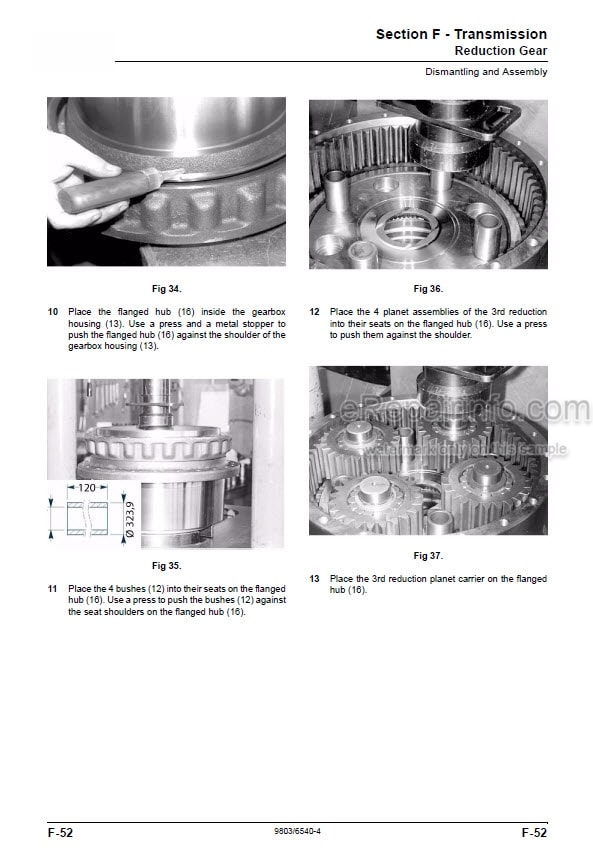 Photo 7 - JCB JS360 Tier III Auto Service Manual Excavator 9803-9880