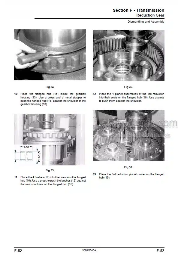 Photo 10 - JCB JS330 Tier II Tier III Auto Service Manual Excavator 9803-6540