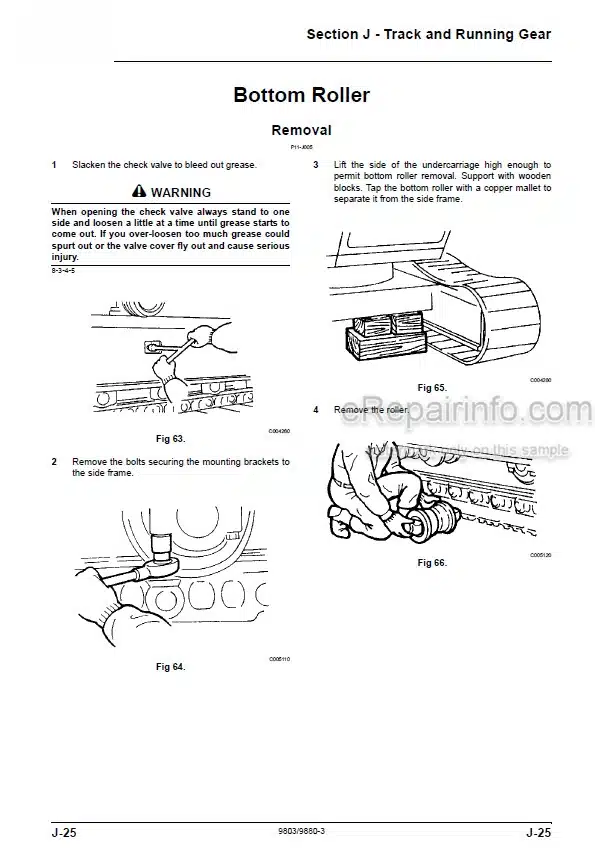 Photo 3 - JCB JS360 Tier III Auto Service Manual Excavator 9803-9880