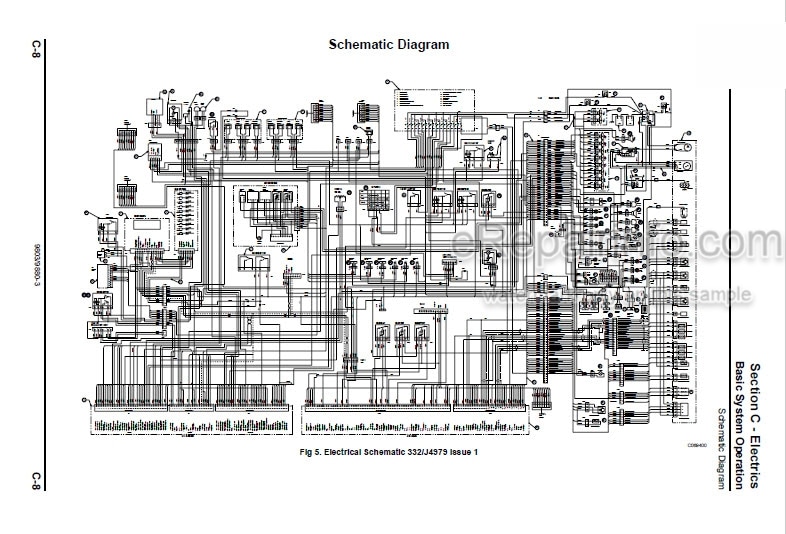 Photo 6 - JCB JS360 Tier III Auto Service Manual Excavator 9803-9880