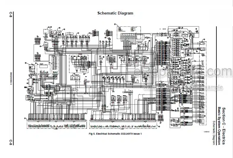 Photo 6 - JCB JS360 Tier III Auto Service Manual Excavator 9803-9880