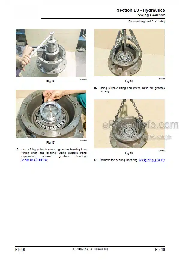 Photo 7 - JCB JZ70 Service Manual Excavator 9803-6030