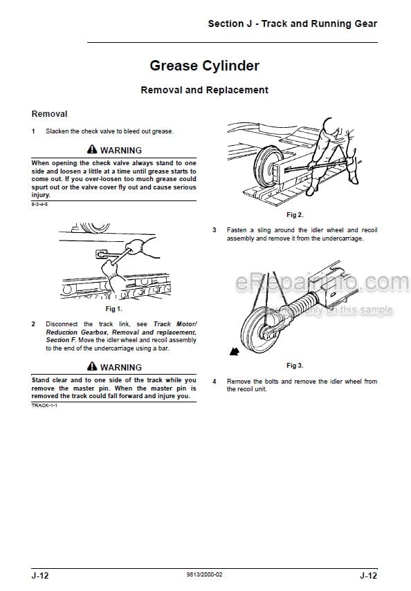 Photo 3 - JCB JS81 Service And Operators Manual Excavator 9813-2000