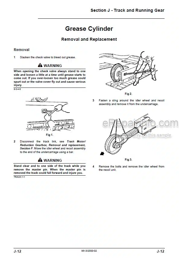 Photo 3 - JCB JS81 Service And Operators Manual Excavator 9813-2000