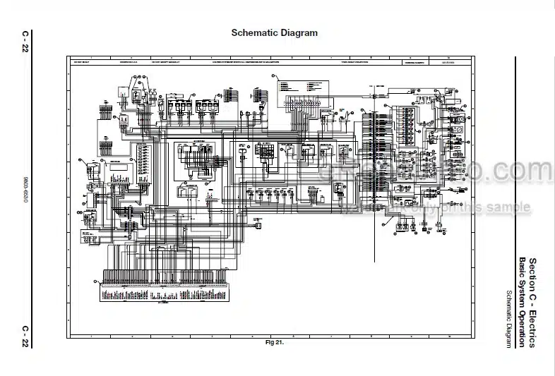 Photo 6 - JCB JZ140ZTS Service Manual Excavator 9803-6530
