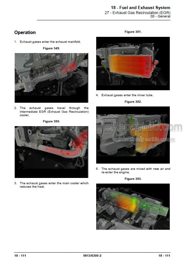 Photo 1 - JCB JZ140 T4I JZ141 T4F Service Manual Excavator 9813-6300