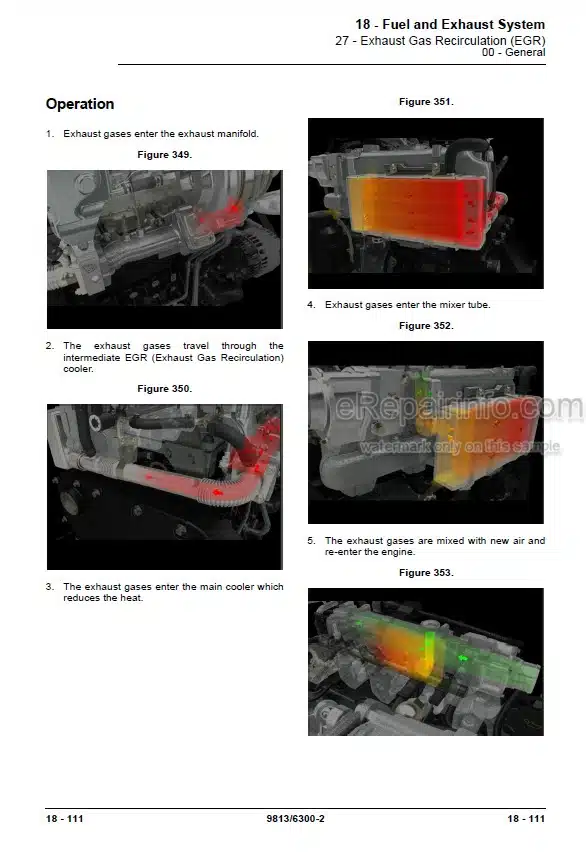 Photo 4 - JCB JZ140 T4I JZ141 T4F Service Manual Excavator 9813-6300