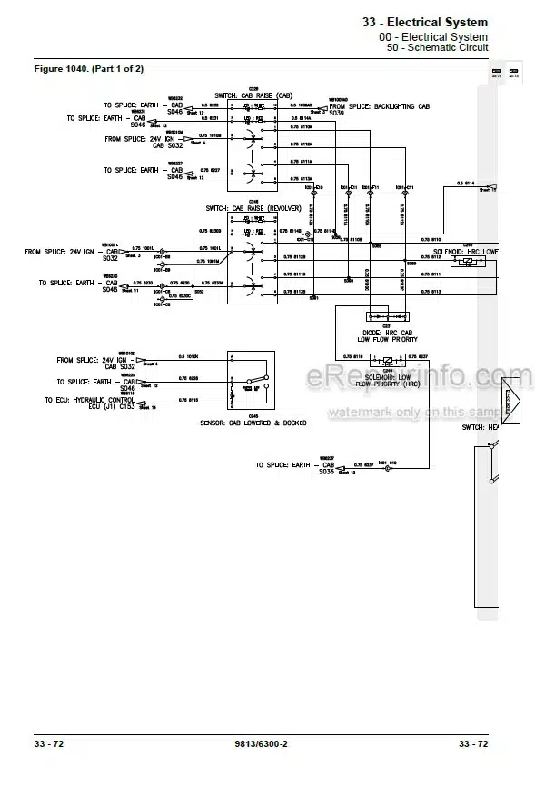 Photo 6 - JCB JZ140 T4I JZ141 T4F Service Manual Excavator 9813-6300