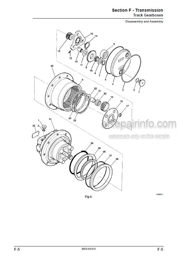 Photo 3 - JCB Micro Micro Plus Micro 8008 Micro 8010 Tier 3 Service Manual Compact Excavator 9803-9310