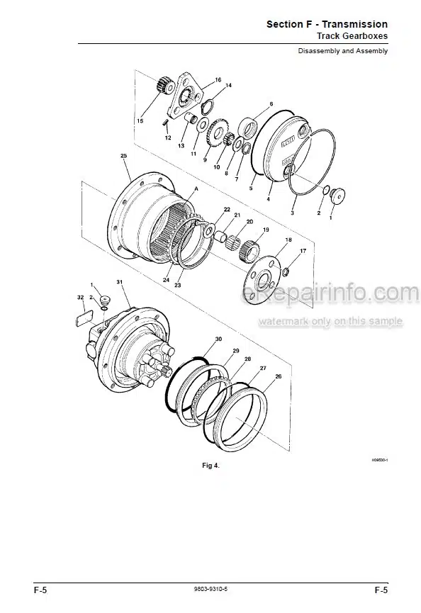 Photo 3 - JCB Micro Micro Plus Micro 8008 Micro 8010 Tier 3 Service Manual Compact Excavator 9803-9310