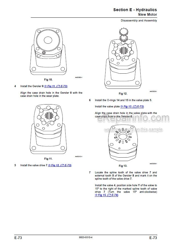 Photo 10 - JCB Micro Micro Plus Micro 8008 Micro 8010 Tier 3 Service Manual Compact Excavator 9803-9310