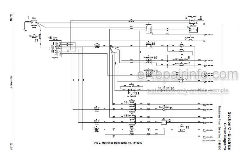 Photo 6 - JCB Micro Micro Plus Micro 8008 Micro 8010 Tier 3 Service Manual Compact Excavator 9803-9310