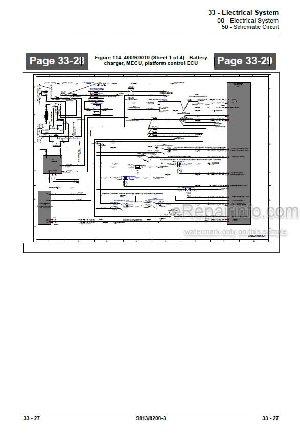 Photo 6 - JCB S1530E S1930E S2032E S2046E S2632E S2646E S3246E S4046E S4550E Service Manual Mobile Elevating Platform 9813-8200