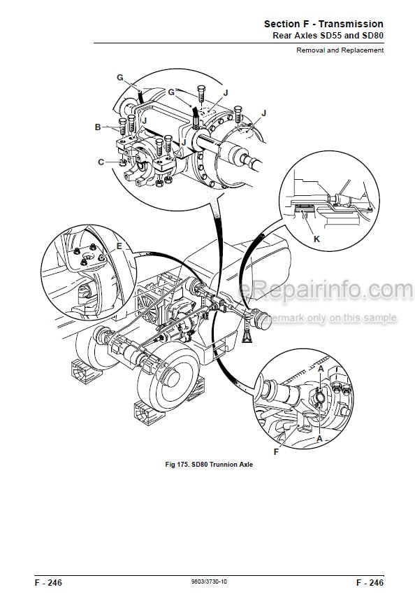 Photo 5 - JCB Side Engine Loadall Service Manual Telescopic Handler 9803-3730