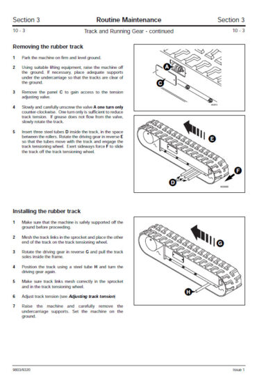 Photo 7 - JCB 4X4 Groundhog Service Manual Machine 9803-9820